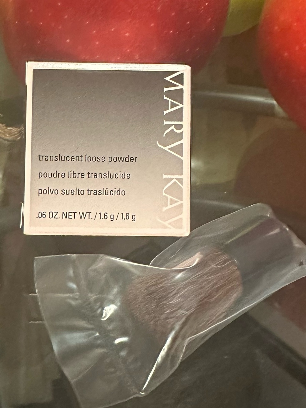 NIB Mary Kay Mini Translucent Loose Powder with Brush Travel Size